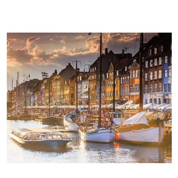 Ravensburger Puzzel Sunset in Copenhagen 500 stukjes