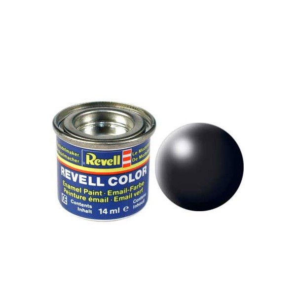 Revell Email Verf  302 - Zwart Zijdemat 