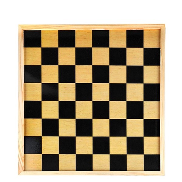 Schaak/ Dambord Hout