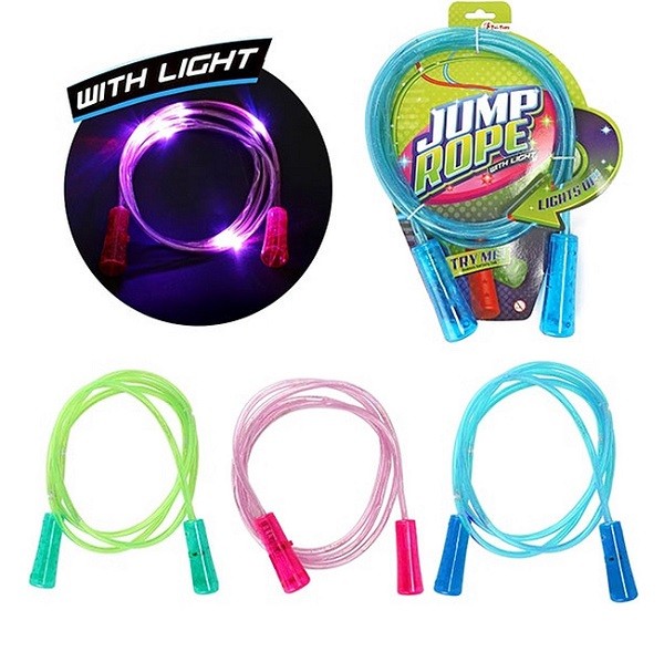 Springtouw met Licht Assorti  210 cm