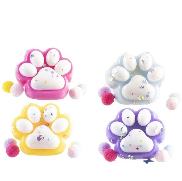 Squishy Pinch Family Dierenpoot  Assorti 7.5 x 6.5 cm