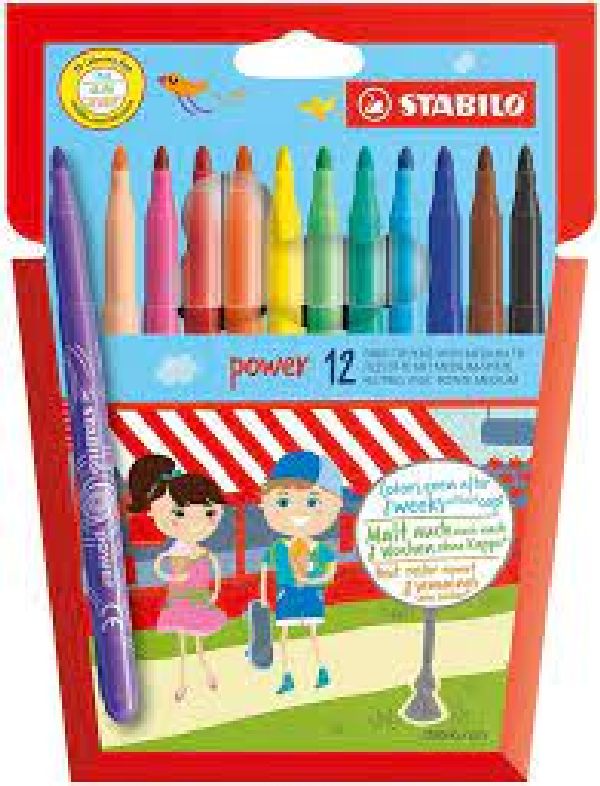 Stabilo Viltstiften 12 stuks
