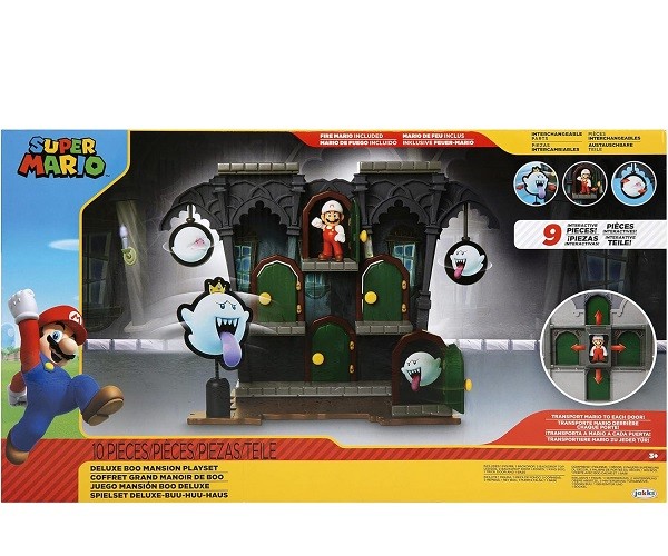 Super Mario Deluxe Boo Mansion Playset 