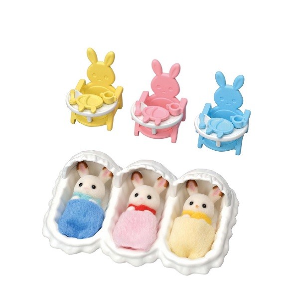 Sylvanian Families Baby Drieling Chocoladekonijn Verzorgingsset