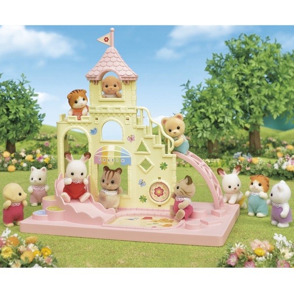 Sylvanian Families Village Creche Kasteel Speelplaats