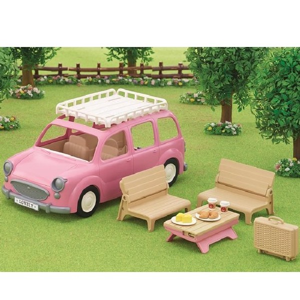 Sylvanian Families Vakantie Picknick Auto