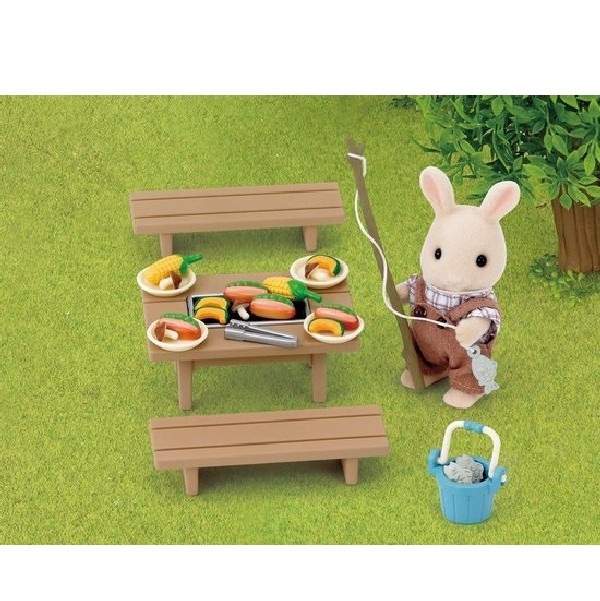 Sylvanian Families Vakantie Familie Barbeque Set