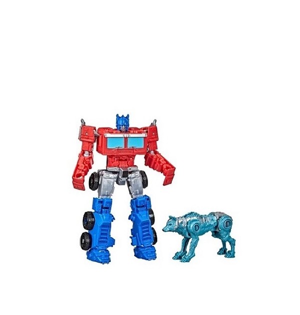Transformers Rise of the Beasts Weaponizer Optimus Prime en Chainclaw