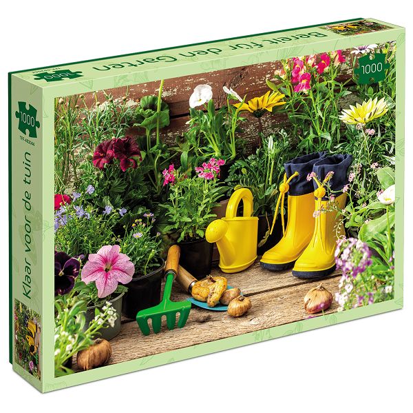 Tucker's Fun Factory Puzzel Klaar voor de Tuin