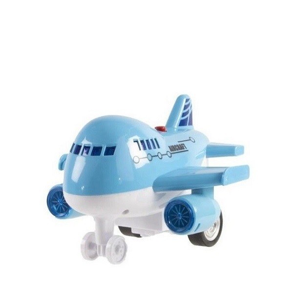 Vliegtuig Aircraft met Licht en Geluid Assorti 14 cm