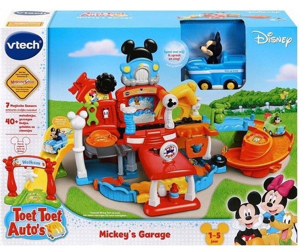 Vtech Toet Toet auto's Mickey's Garage
