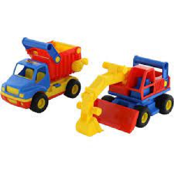 Wader Truck Met Graafmachine