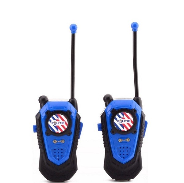 Walkie Talkie Police Officer Assorti 2-Delig