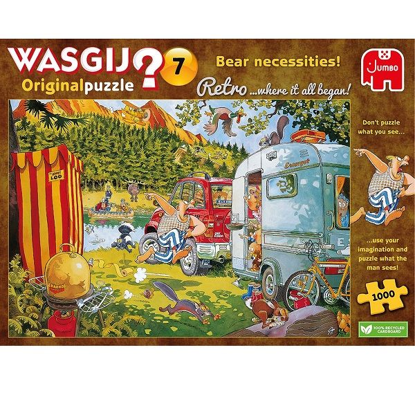 Wasgij? Retro Original Puzzel 7 Bear Necessities! 1000 stukjes