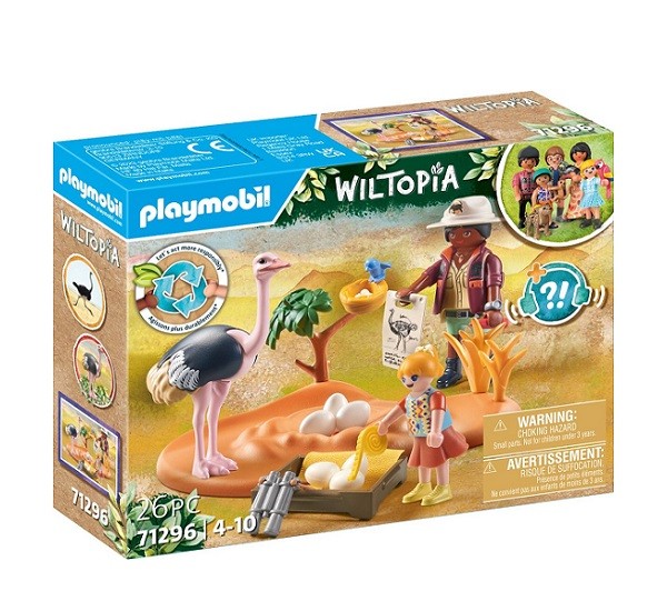 Playmobil Wiltopia Bezoek bij Papa Struisvogel