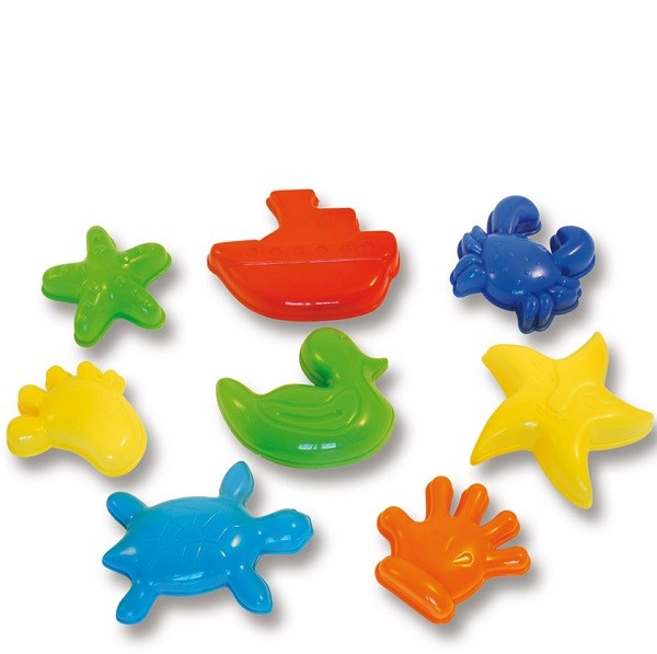Zandvormen Diverse Maten Assorti 8 Delig