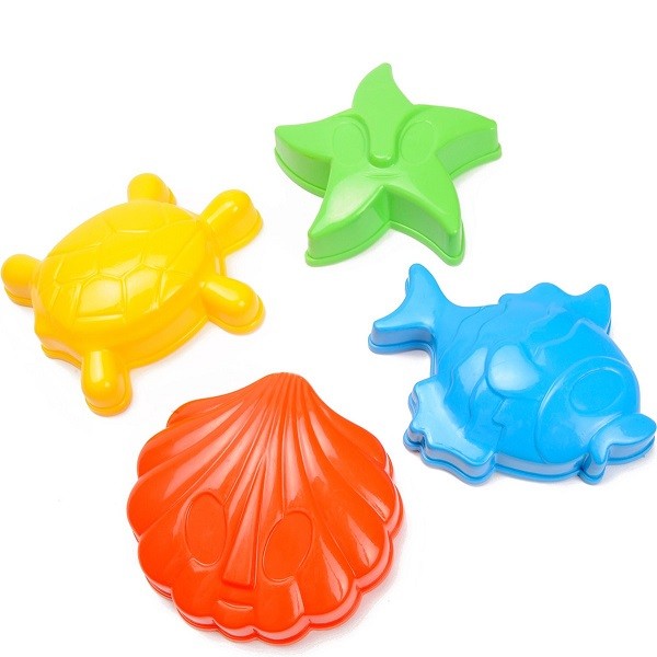 Zandvormen Zeedieren 4 Delig