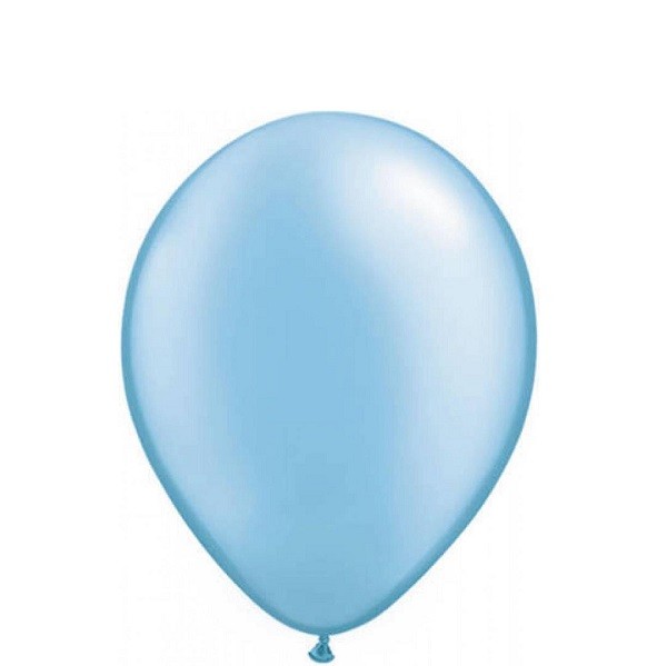  Ballonnen Uni Lichtblauw 30 cm 100 stuks