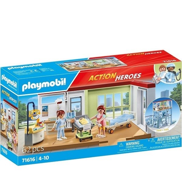  Playmobil Action Heroes Ziekenhuis Kraamafdeling