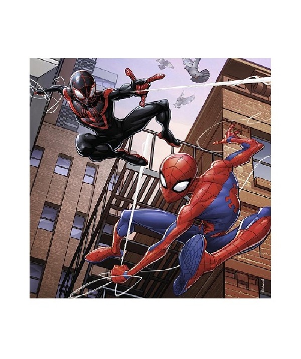  Puzzels 3 x 49 stukjes Spider-Man in Actie