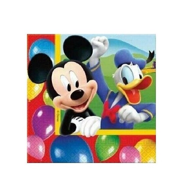 Mickey Mouse en Donald Duck Servetten 33 x 33 cm