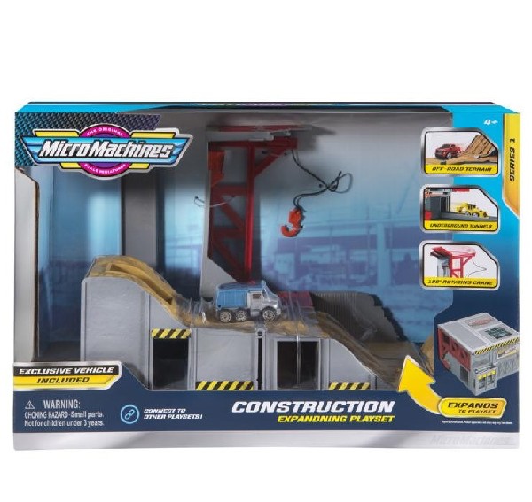 Micro Machines Transformerende Speelset - Bouwwerf